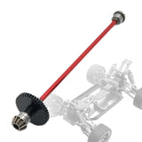 Maxbell Metal Central Drive Shaft Spare Parts Replacement for Wltoy 1/14 Scale 144010 Red