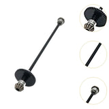 Maxbell Metal Central Drive Shaft Spare Parts Replacement for Wltoy 1/14 Scale 144010 Black