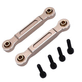 Maxbell 2x RC Car Chassis Fixing Linkage Rod Front Steering Fixed Rod for 1:14 14211 Champagne Silver