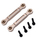 Maxbell 2x RC Car Chassis Fixing Linkage Rod Front Steering Fixed Rod for 1:14 14211 Champagne Silver