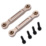 Maxbell 2x RC Car Chassis Fixing Linkage Rod Front Steering Fixed Rod for 1:14 14211 Champagne Silver