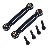 Maxbell 2x RC Car Chassis Fixing Linkage Rod Front Steering Fixed Rod for 1:14 14211 Black Silver