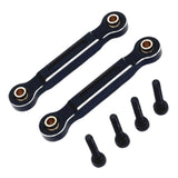Maxbell 2x RC Car Chassis Fixing Linkage Rod Front Steering Fixed Rod for 1:14 14211 Black Silver
