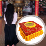 Buddha Meditation Floor Seat with Cover for Buddha Meditation Red Set
