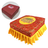 Buddha Meditation Floor Seat with Cover for Buddha Meditation Red Set