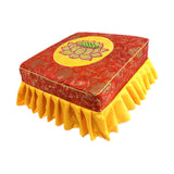 Buddha Meditation Floor Seat with Cover for Buddha Meditation Red Set