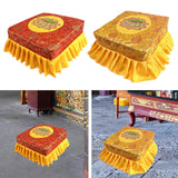 Buddha Meditation Floor Seat with Cover for Buddha Meditation Red Set
