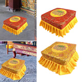 Buddha Meditation Floor Seat with Cover for Buddha Meditation Red Set