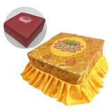 Buddha Meditation Floor Seat with Cover for Buddha Meditation Yellow Set