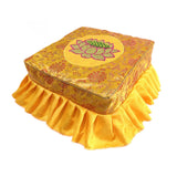 Buddha Meditation Floor Seat with Cover for Buddha Meditation Yellow Set