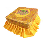Buddha Meditation Floor Seat with Cover for Buddha Meditation Yellow Set