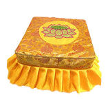 Buddha Meditation Floor Seat with Cover for Buddha Meditation Yellow Set