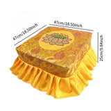 Buddha Meditation Floor Seat with Cover for Buddha Meditation Yellow Set