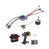 Motor with ESC Set Reliability Wear Resistant Replacement for MN78 MN82 1/12 Gold