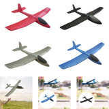 Maxbell Foam Glider Airplane Toy Flying Toy for Kids Easter Gift Hand Throwing Plane Blue