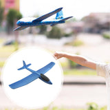 Maxbell Foam Glider Airplane Toy Flying Toy for Kids Easter Gift Hand Throwing Plane Blue