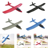 Maxbell Foam Glider Airplane Toy Flying Toy for Kids Easter Gift Hand Throwing Plane Blue