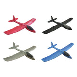 Maxbell Foam Glider Airplane Toy Flying Toy for Kids Easter Gift Hand Throwing Plane Blue