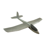 Maxbell Foam Glider Airplane Toy Flying Toy for Kids Easter Gift Hand Throwing Plane Silver Gray