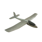 Maxbell Foam Glider Airplane Toy Flying Toy for Kids Easter Gift Hand Throwing Plane Silver Gray