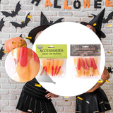 Maxbell 10Pcs Witch Nails Fingernails Long Witch Fingers for Dress up Stage Show Bar 1.5cmx6cm