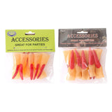 Maxbell 10Pcs Witch Nails Fingernails Long Witch Fingers for Dress up Stage Show Bar 1.5cmx6cm