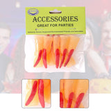 Maxbell 10Pcs Witch Nails Fingernails Long Witch Fingers for Dress up Stage Show Bar 1.5cmx6cm