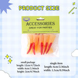 Maxbell 10Pcs Witch Nails Fingernails Long Witch Fingers for Dress up Stage Show Bar 1.5cmx6cm