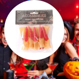 Maxbell 10Pcs Witch Nails Fingernails Long Witch Fingers for Dress up Stage Show Bar 2cmx9cm