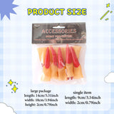 Maxbell 10Pcs Witch Nails Fingernails Long Witch Fingers for Dress up Stage Show Bar 2cmx9cm