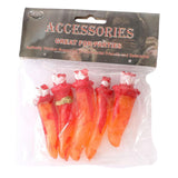 Maxbell Halloween Fingers Fake Chopped Off Fingers for Haunted Room Theater Parties Bloody