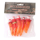 Maxbell Halloween Fingers Fake Chopped Off Fingers for Haunted Room Theater Parties Bloody