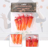 Maxbell Halloween Fingers Fake Chopped Off Fingers for Haunted Room Theater Parties Bloody