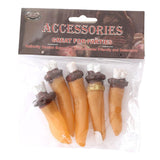 Maxbell Halloween Fingers Fake Chopped Off Fingers for Haunted Room Theater Parties Flesh Colored