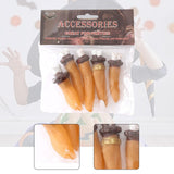 Maxbell Halloween Fingers Fake Chopped Off Fingers for Haunted Room Theater Parties Flesh Colored