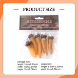 Maxbell Halloween Fingers Fake Chopped Off Fingers for Haunted Room Theater Parties Flesh Colored