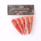 Maxbell 5 Pieces Witch Nails Fake Witch Fingers for Dress up Masquerade Role Playing Bloody