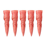 Maxbell 5 Pieces Witch Nails Fake Witch Fingers for Dress up Masquerade Role Playing Bloody