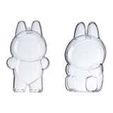 Maxbell Showcase Scratch Resistant Hanging Hole Clear Protective Case for Plush Doll 7.5cmx9.2cm