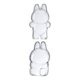 Maxbell Showcase Scratch Resistant Hanging Hole Clear Protective Case for Plush Doll 7.5cmx9.2cm