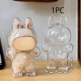 Maxbell Showcase Scratch Resistant Hanging Hole Clear Protective Case for Plush Doll 7.5cmx9.2cm
