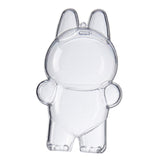 Maxbell Showcase Scratch Resistant Hanging Hole Clear Protective Case for Plush Doll 7.5cmx9.2cm