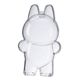 Maxbell Showcase Scratch Resistant Hanging Hole Clear Protective Case for Plush Doll 7.5cmx9.2cm
