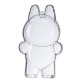 Maxbell Showcase Scratch Resistant Hanging Hole Clear Protective Case for Plush Doll 7.5cmx9.2cm