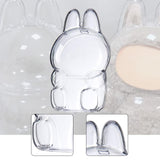 Maxbell Showcase Scratch Resistant Hanging Hole Clear Protective Case for Plush Doll 5.5cmx7.5cm