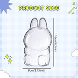 Maxbell Showcase Scratch Resistant Hanging Hole Clear Protective Case for Plush Doll 5.5cmx7.5cm