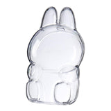 Maxbell Showcase Scratch Resistant Hanging Hole Clear Protective Case for Plush Doll 5.5cmx7.5cm