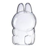 Maxbell Showcase Scratch Resistant Hanging Hole Clear Protective Case for Plush Doll 5.5cmx7.5cm