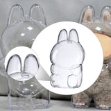 Maxbell Showcase Scratch Resistant Hanging Hole Clear Protective Case for Plush Doll 5.5cmx7.5cm