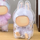 Maxbell Showcase Scratch Resistant Hanging Hole Clear Protective Case for Plush Doll 5.5cmx7.5cm